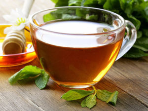 зеленый чай с медом